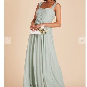 Sage green bridesmaid dress